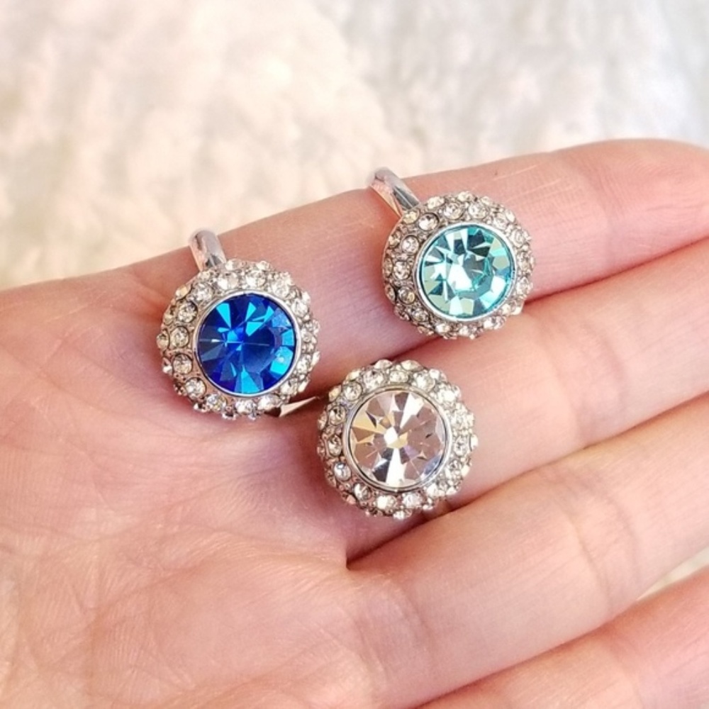 💎AUSTRIAN CRYSTAL & GEMSTONE RING